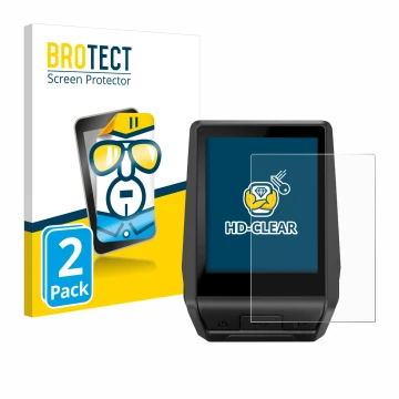 Vorderseite einer Produktverpackung mit dem Markenlogo BROTECT. Daneben ist das Gerät Bosch Nyon 2 2021 mit dem zugehörigen Di