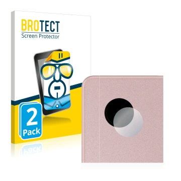 Vorderseite einer Produktverpackung mit dem Markenlogo BROTECT. Daneben ist das Gerät Samsung Galaxy Tab A8 LTE (NUR Kamerasch