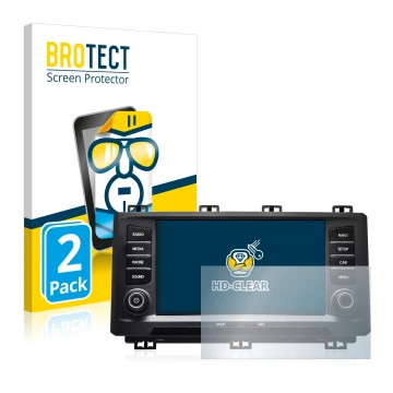 Vorderseite einer Produktverpackung mit dem Markenlogo BROTECT. Daneben ist das Gerät Seat Ateca 2017 mit dem zugehörigen Disp