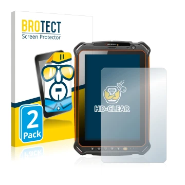 Vorderseite einer Produktverpackung mit dem Markenlogo BROTECT. Daneben ist das Gerät i.safe MOBILE IS930.1 mit dem zugehörige