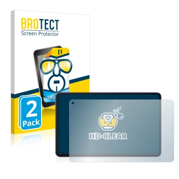 Vorderseite einer Produktverpackung mit dem Markenlogo BROTECT. Daneben ist das Gerät Huawei MatePad Pro 10.8