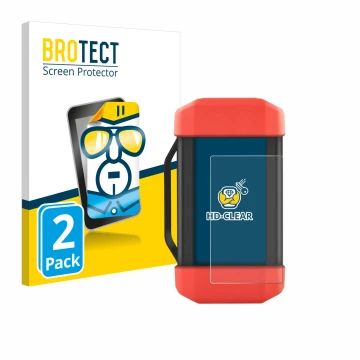 Vorderseite einer Produktverpackung mit dem Markenlogo BROTECT. Daneben ist das Gerät Launch SRDs SmartLink mit dem zugehörige