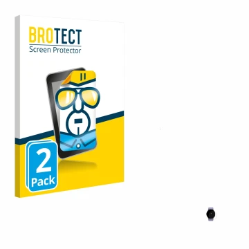 Vorderseite einer Produktverpackung mit dem Markenlogo BROTECT. Daneben ist das Gerät Samsung Galaxy Watch 5 (40mm) mit dem zu