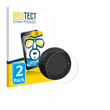 Vorderseite einer Produktverpackung mit dem Markenlogo BROTECT. Daneben ist das Gerät Beeline Velo 2 mit dem zugehörigen Displ