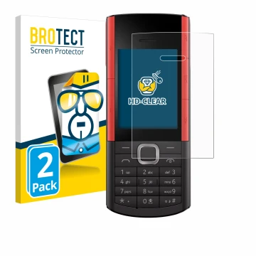 Vorderseite einer Produktverpackung mit dem Markenlogo BROTECT. Daneben ist das Gerät Nokia 5710 XA mit dem zugehörigen Displa