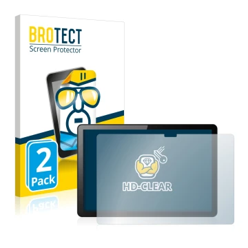 Vorderseite einer Produktverpackung mit dem Markenlogo BROTECT. Daneben ist das Gerät Lenovo Tab M10 (3. Gen.) mit dem zugehör