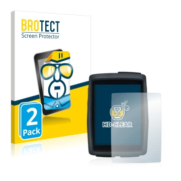 Vorderseite einer Produktverpackung mit dem Markenlogo BROTECT. Daneben ist das Gerät Sigma BC 14.0 WL mit dem zugehörigen Dis