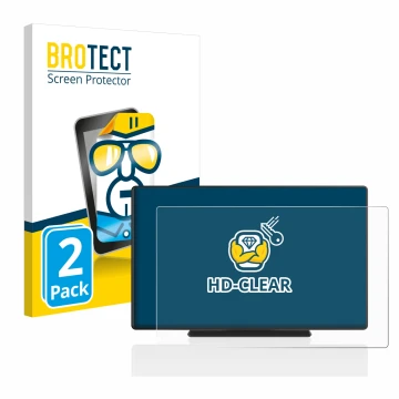 Vorderseite einer Produktverpackung mit dem Markenlogo BROTECT. Daneben ist das Gerät Carpuride W901 9