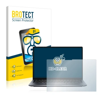 Vorderseite einer Produktverpackung mit dem Markenlogo BROTECT. Daneben ist das Gerät Dell Latitude 9430 2-in-1 mit dem zugehö