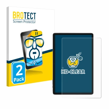 Vorderseite einer Produktverpackung mit dem Markenlogo BROTECT. Daneben ist das Gerät Blackview Tab 7 WiFi mit dem zugehörigen