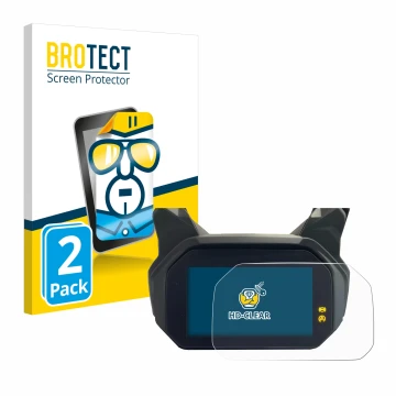 Vorderseite einer Produktverpackung mit dem Markenlogo BROTECT. Daneben ist das Gerät BMW C400 GT TFT mit dem zugehörigen Disp