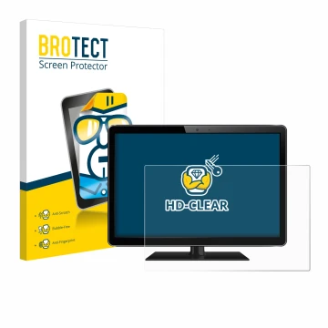Vorderseite einer Produktverpackung mit dem Markenlogo BROTECT. Daneben ist das Gerät mit dem zugehörigen Displayschutz abgebi