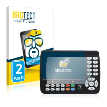 Vorderseite einer Produktverpackung mit dem Markenlogo BROTECT. Daneben ist das Gerät Satlink ST-5150 DVB-S/S2/T/T2/C mit dem 