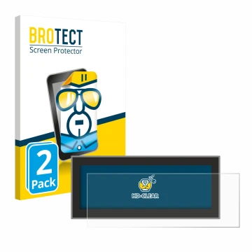 Vorderseite einer Produktverpackung mit dem Markenlogo BROTECT. Daneben ist das Gerät Opel Astra L 2022 Navigationssystem mit 