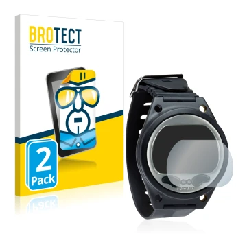 Vorderseite einer Produktverpackung mit dem Markenlogo BROTECT. Daneben ist das Gerät SCUBAPRO Aladin Sport (Matrix) mit dem z