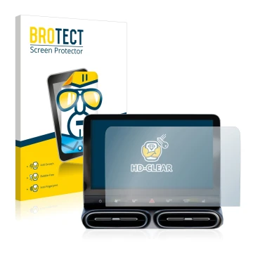 Vorderseite einer Produktverpackung mit dem Markenlogo BROTECT. Daneben ist das Gerät Smart #1 Pro+ 12,8