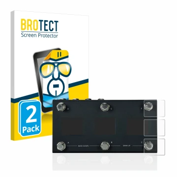 Vorderseite einer Produktverpackung mit dem Markenlogo BROTECT. Daneben ist das Gerät Morningstar MC6 Pro mit dem zugehörigen 