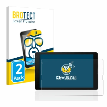 Vorderseite einer Produktverpackung mit dem Markenlogo BROTECT. Daneben ist das Gerät MEDION Tablet E10421 10,1