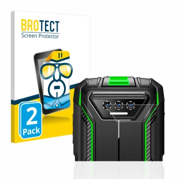 Vorderseite einer Produktverpackung mit dem Markenlogo BROTECT. Daneben ist das Gerät Doogee S41 Pro (NUR Kameraschutz) mit de