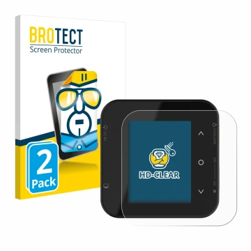 Vorderseite einer Produktverpackung mit dem Markenlogo BROTECT. Daneben ist das Gerät ISDT Air8 mit dem zugehörigen Displaysch