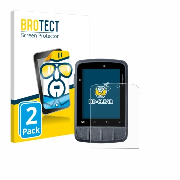 Vorderseite einer Produktverpackung mit dem Markenlogo BROTECT. Daneben ist das Gerät Giant Dash M200 mit dem zugehörigen Disp