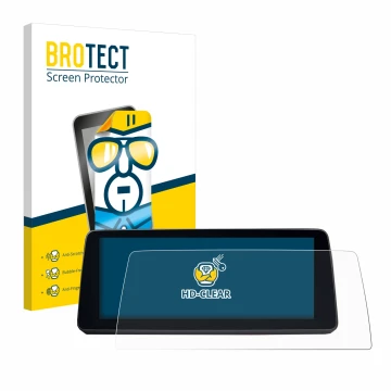 Vorderseite einer Produktverpackung mit dem Markenlogo BROTECT. Daneben ist das Gerät BMW 5 G30/G31 2017-2019 mit dem zugehöri