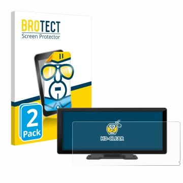 Vorderseite einer Produktverpackung mit dem Markenlogo BROTECT. Daneben ist das Gerät Carpuride W103 10.3
