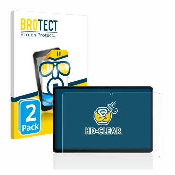 Vorderseite einer Produktverpackung mit dem Markenlogo BROTECT. Daneben ist das Gerät Blackview Tab 7 Pro mit dem zugehörigen 