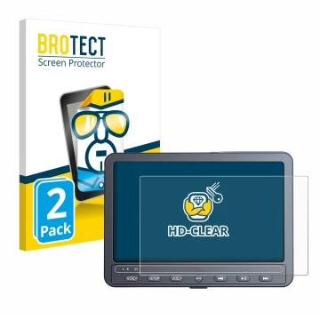 Vorderseite einer Produktverpackung mit dem Markenlogo BROTECT. Daneben ist das Gerät Naviskauto 10.5