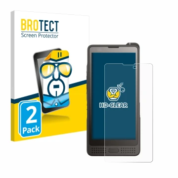 Vorderseite einer Produktverpackung mit dem Markenlogo BROTECT. Daneben ist das Gerät Sonim XP10 mit dem zugehörigen Displaysc