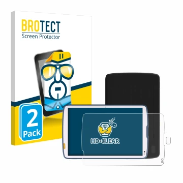 Vorderseite einer Produktverpackung mit dem Markenlogo BROTECT. Daneben ist das Gerät Zebra ET40 10.1