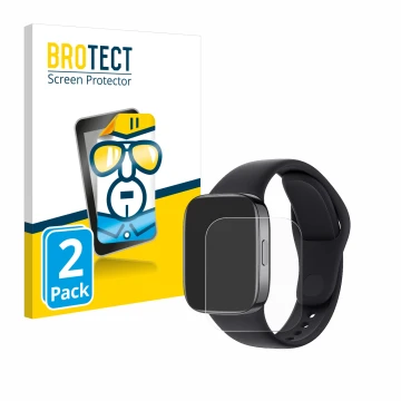 Vorderseite einer Produktverpackung mit dem Markenlogo BROTECT. Daneben ist das Gerät Xiaomi Redmi Watch 3 mit dem zugehörigen