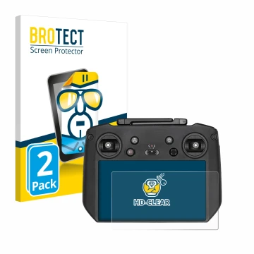 Vorderseite einer Produktverpackung mit dem Markenlogo BROTECT. Daneben ist das Gerät DJI Mavic 3 RC Pro mit dem zugehörigen D