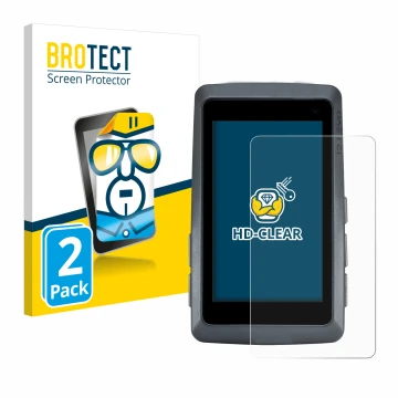 Vorderseite einer Produktverpackung mit dem Markenlogo BROTECT. Daneben ist das Gerät Sigma ROX 12.1 EVO mit dem zugehörigen D