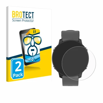 Vorderseite einer Produktverpackung mit dem Markenlogo BROTECT. Daneben ist das Gerät Shot Scope G5 GPS Watch mit dem zugehöri