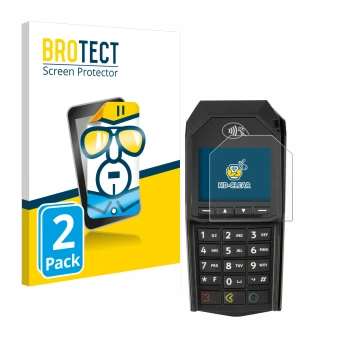 Vorderseite einer Produktverpackung mit dem Markenlogo BROTECT. Daneben ist das Gerät ingenico Lane/3000 (non-touch) mit dem z
