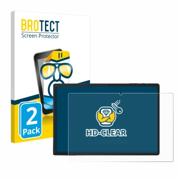 Vorderseite einer Produktverpackung mit dem Markenlogo BROTECT. Daneben ist das Gerät Oukitel OKT3 mit dem zugehörigen Display