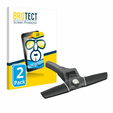Vorderseite einer Produktverpackung mit dem Markenlogo BROTECT. Daneben ist das Gerät Motocaddy S1 Electric Trolley (2022) mit