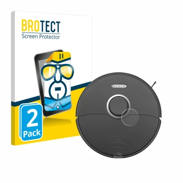 Vorderseite einer Produktverpackung mit dem Markenlogo BROTECT. Daneben ist das Gerät Roborock S8 Lidar Sensor (nur weißes Mod