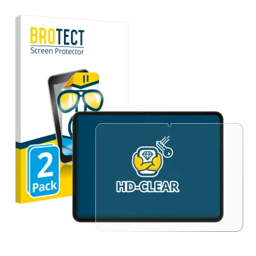 Vorderseite einer Produktverpackung mit dem Markenlogo BROTECT. Daneben ist das Gerät OnePlus Pad Go mit dem zugehörigen Displ