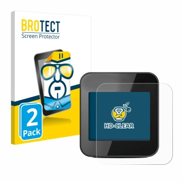 Vorderseite einer Produktverpackung mit dem Markenlogo BROTECT. Daneben ist das Gerät Cycplus GPS G1 mit dem zugehörigen Displ