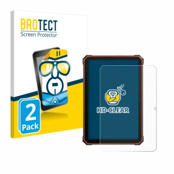 Vorderseite einer Produktverpackung mit dem Markenlogo BROTECT. Daneben ist das Gerät Blackview Active 6 mit dem zugehörigen D