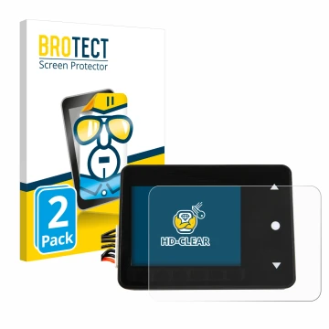 Vorderseite einer Produktverpackung mit dem Markenlogo BROTECT. Daneben ist das Gerät Spektrum Smart Technology XBC100 mit dem