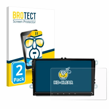 Vorderseite einer Produktverpackung mit dem Markenlogo BROTECT. Daneben ist das Gerät Eonon 53 SE mit dem zugehörigen Displays