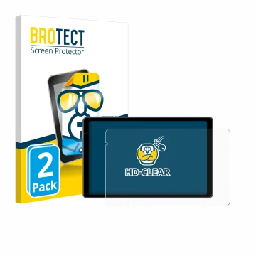 Vorderseite einer Produktverpackung mit dem Markenlogo BROTECT. Daneben ist das Gerät Sebbe S22 10.1