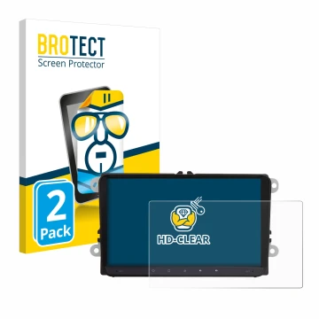 Vorderseite einer Produktverpackung mit dem Markenlogo BROTECT. Daneben ist das Gerät JF-Sound JF-039W6-X9C mit dem zugehörige