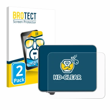 Vorderseite einer Produktverpackung mit dem Markenlogo BROTECT. Daneben ist das Gerät Bambu Lab A1 3D Printer mit dem zugehöri