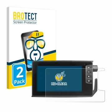 Vorderseite einer Produktverpackung mit dem Markenlogo BROTECT. Daneben ist das Gerät Valtra SmartTouch Terminal mit dem zugeh