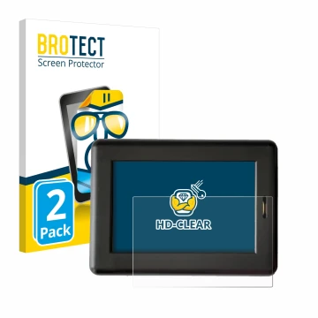 Vorderseite einer Produktverpackung mit dem Markenlogo BROTECT. Daneben ist das Gerät XC Tracer Maxx II mit dem zugehörigen Di