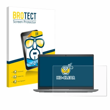 Vorderseite einer Produktverpackung mit dem Markenlogo BROTECT. Daneben ist das Gerät Dell Latitude 5540 mit dem zugehörigen D